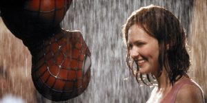 Le "upside down kiss" de Spidey et MJ