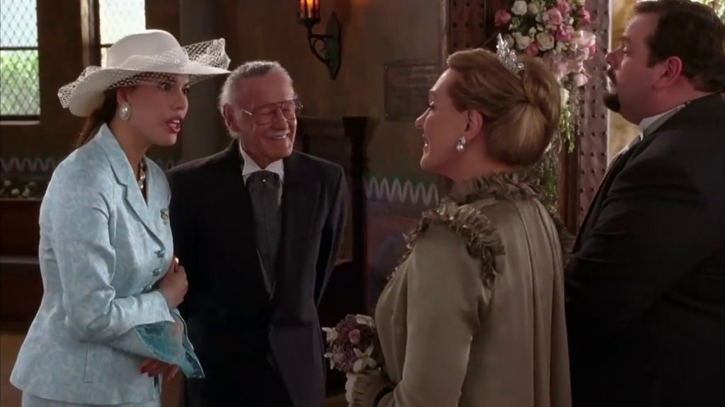 Stan Lee dans le film "Un mariage de Princesse"