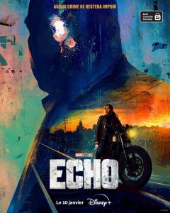 afiche de la série marvel echo