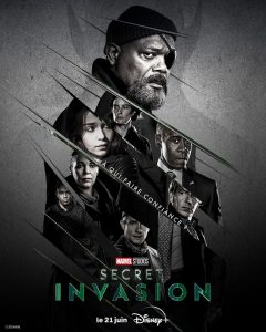 affiche de la serie marvel secret invasion